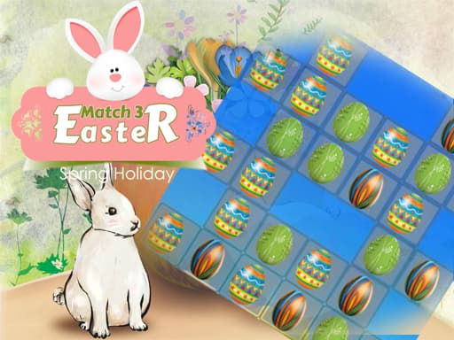 Easter Eggs Match 3 Deluxe - play free online