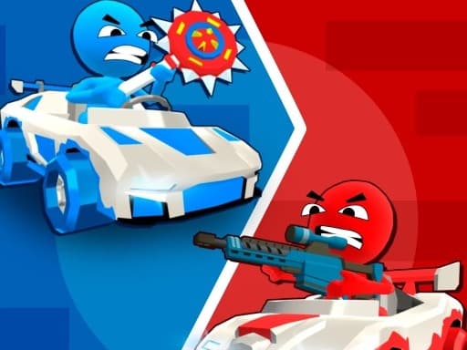 Stickman battle 1-4 Players - play free online
