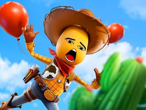 Nugget Man Survival Puzzle - play free online