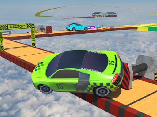 Real Impossible Sky Tracks Car Driving - play free online