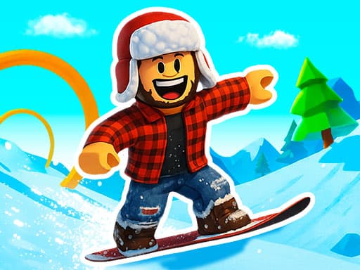 Snow Rider Obby Parkour - play free online