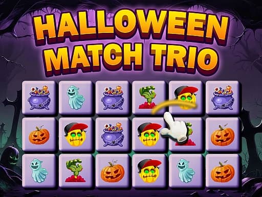Halloween Match Trio - play free online