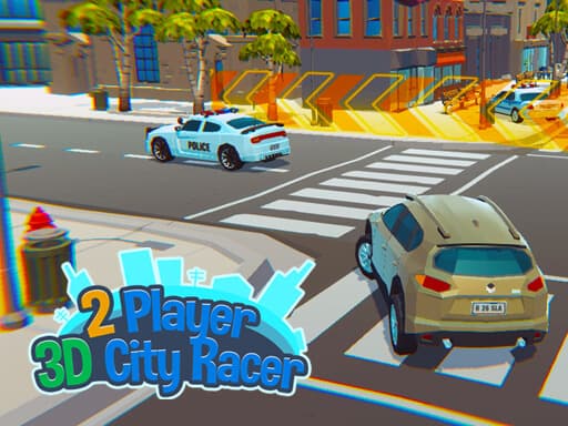 2 Player 3D City Racer - play free online
