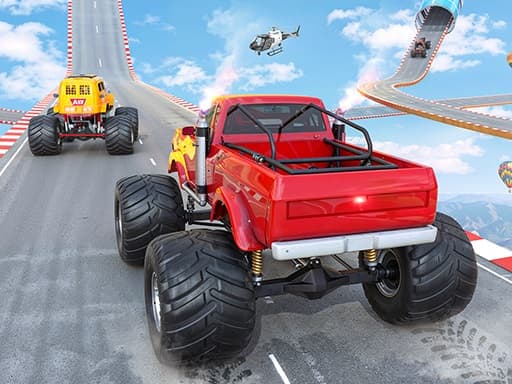 Mega Ramp Monster Truck Race - play free online