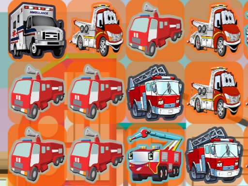 Emergency Trucks Match 3 - play free online