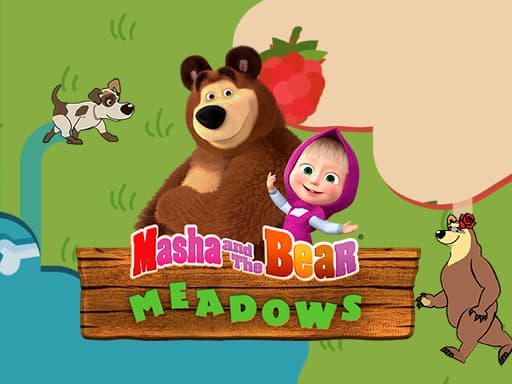 Masha and the Bear: Meadows - play free online