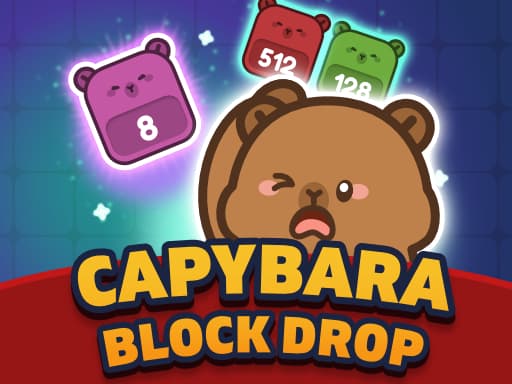 Capybara Block Drop - play free online