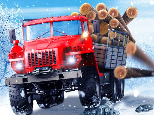 Truck Driver: Snowy Roads - play free online
