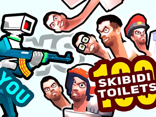 You vs 100 Skibidi Toilets - play free online