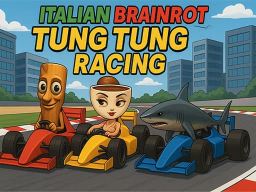 Italian Brainrot Tung Tung Racing - play free online