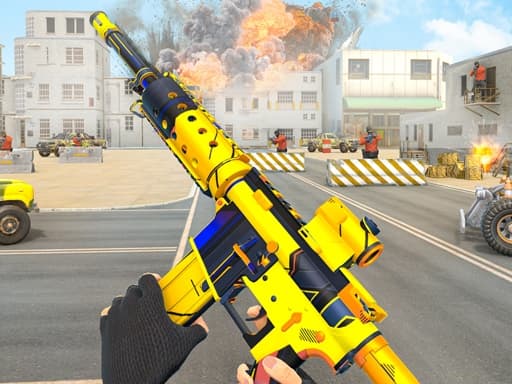 TPS Gun War Shooting Games 3D - play free online