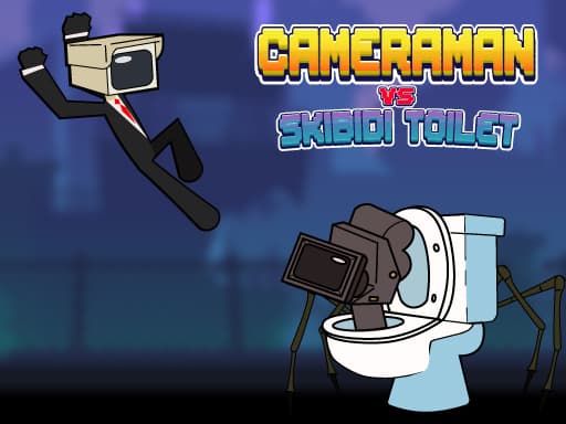 Cameraman vs Skibidi Toilet - play free online
