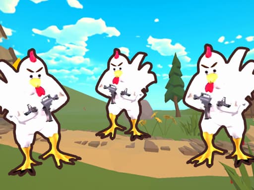 Chicken shooter io - play free online