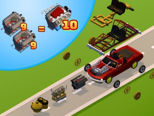 Idle Drive: Merge, Upgrade, Drive - play free online