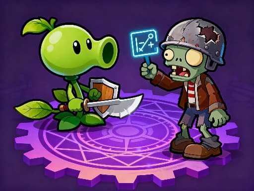 Plant Merge: Zombie War - play free online