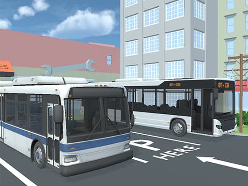 City Bus Parking Simulator Challenge 3D - play free online