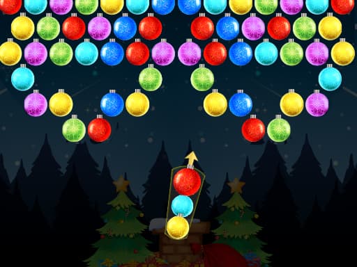 Xmas Bubble Army - play free online