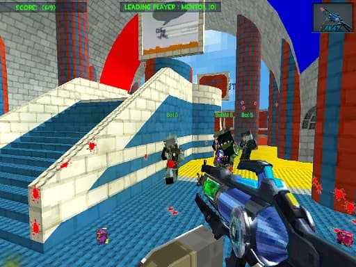 Blocky Gun Paintball 3 - play free online