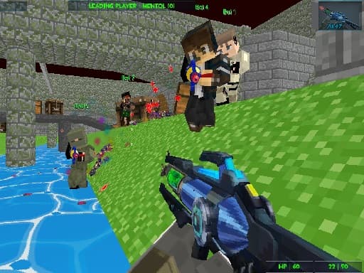 GunGame Paintball Wars - play free online