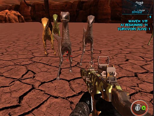 Dinosaurs Survival Active Vulcan Multiplayer - play free online