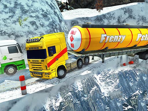 Extreme Winter Oil Tanker Truck Drive - play free online