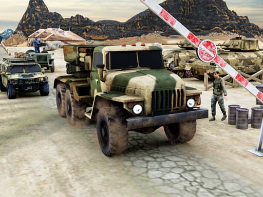 Army Machine Transporter Truck - play free online