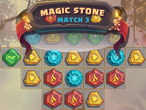Magic Stone Match 3 Deluxe - play free online