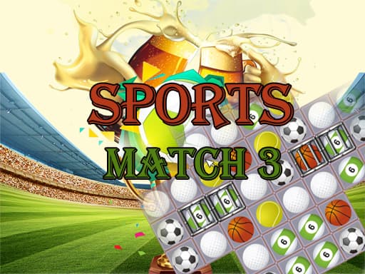 Sports Match 3 Deluxe - play free online