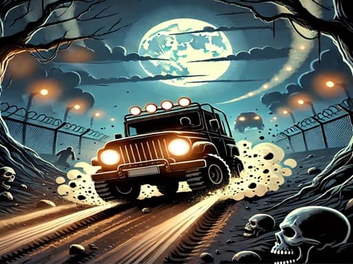 Racing Car Destroying Zombie - play free online