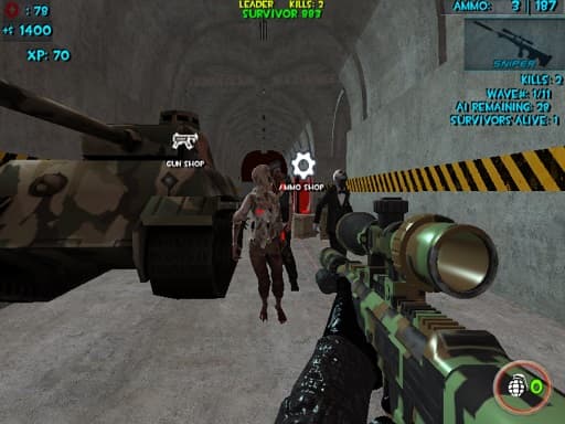 Zombie Apocalypse Bunker Survival Z - play free online