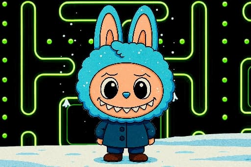 Winter Labubu Pacman Adventure - play free online