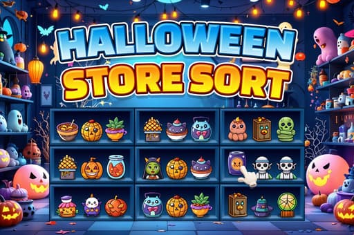 Halloween Store Sort - play free online