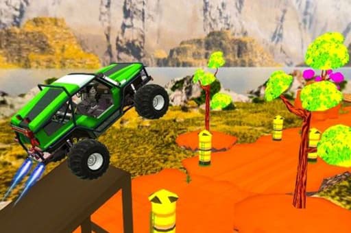 Mega Ramp Car Racing Stunts 3D Impossible Tracks - play free online
