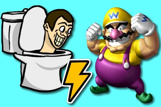 Skibidi Toilet vs Wario - play free online