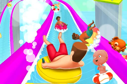 WaterPark Slide.io - play free online