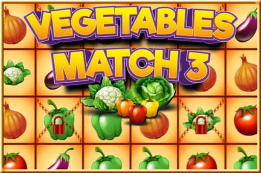 Vegetables Match 3 - play free online