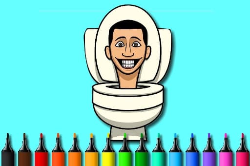Color Skibidi Toilet - play free online