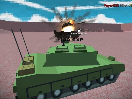 Helicopter And Tank Battle vehicle wars - play free online