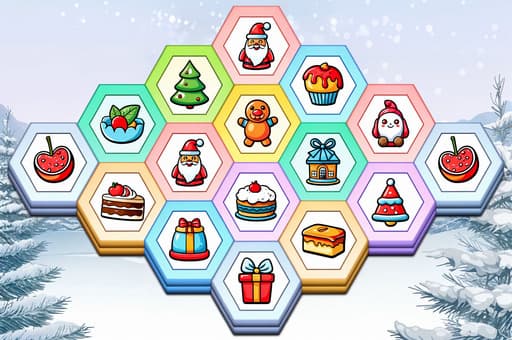 Holiday Hex Sort - play free online