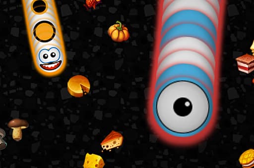 Worms Zone a Slithery Snake - play free online