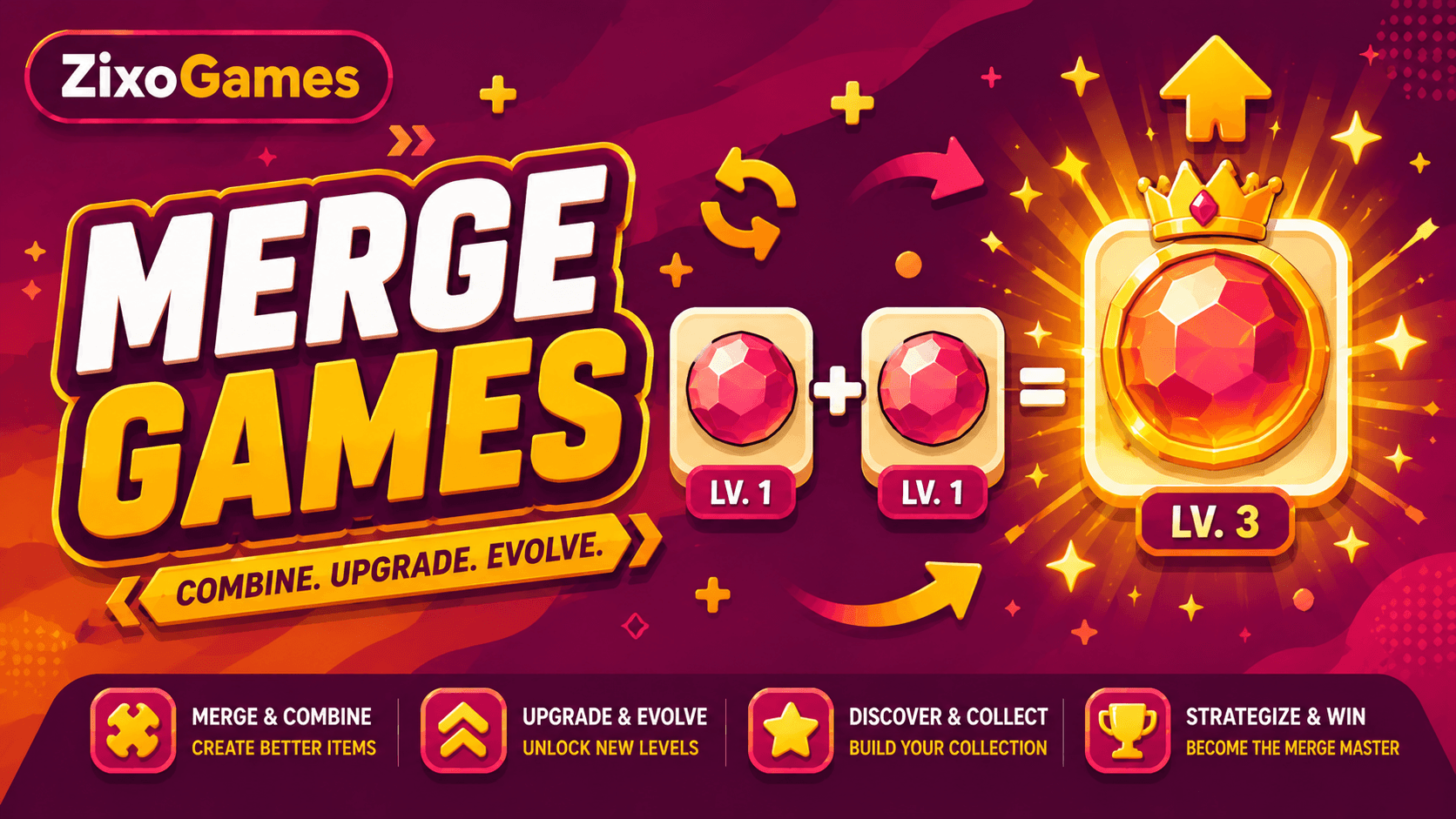 Merge Games on Zixo Games
