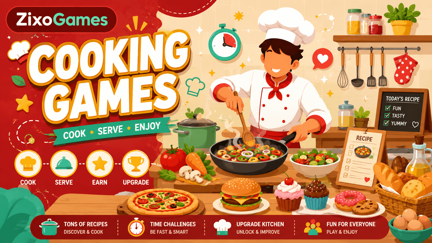 Cooking Games on Zixo Games