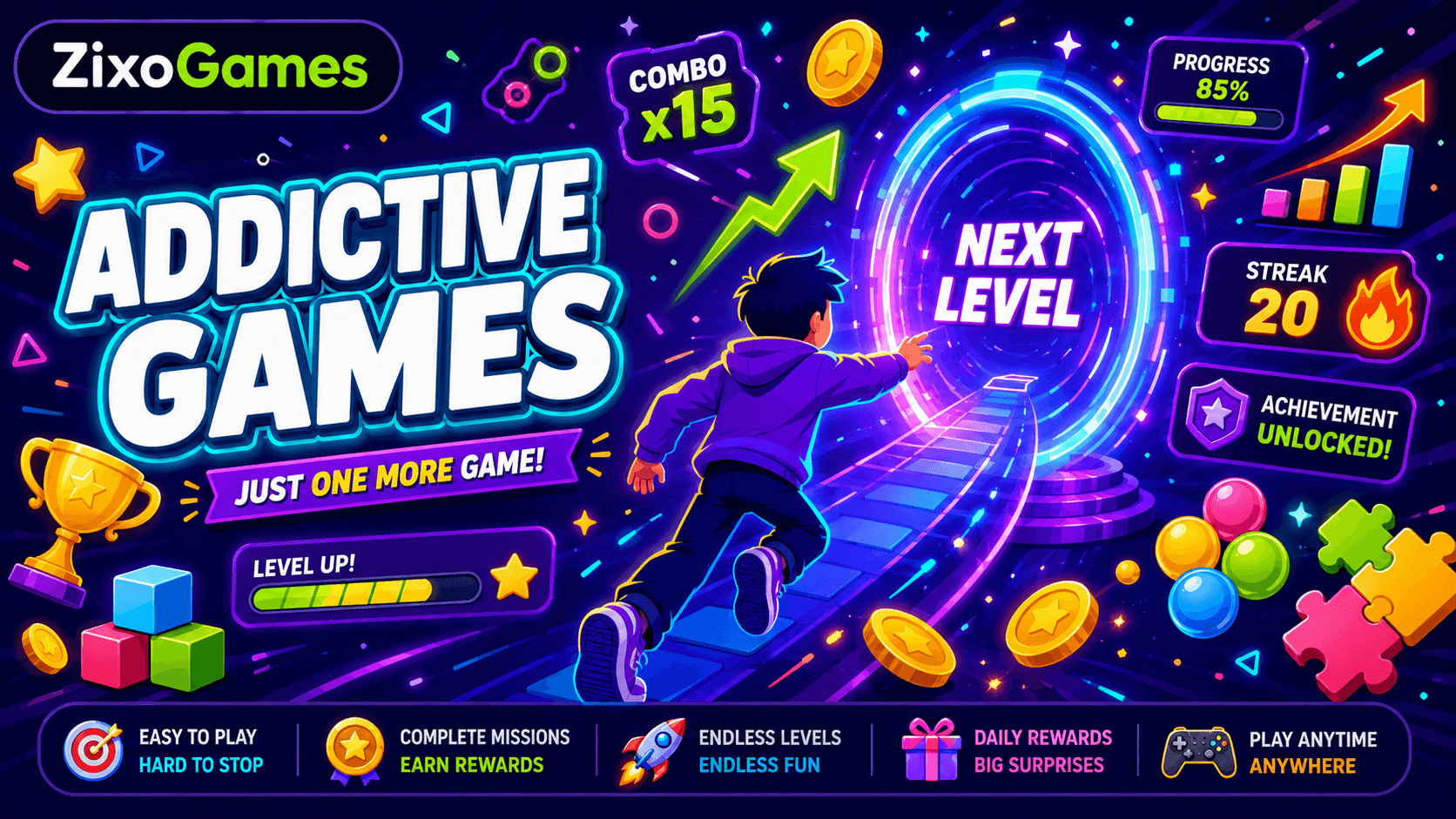 Addictive Games on Zixo Games