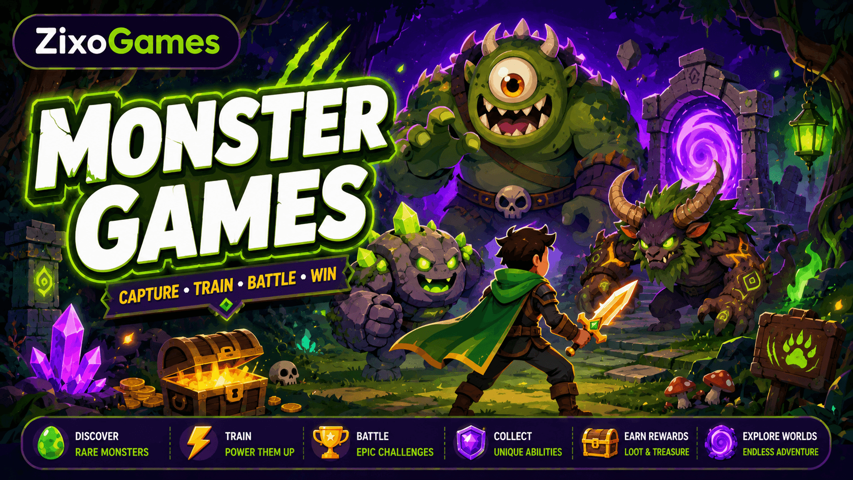 Monster Games on Zixo Games