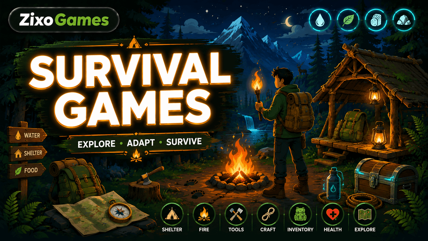 Survival Games on Zixo Games