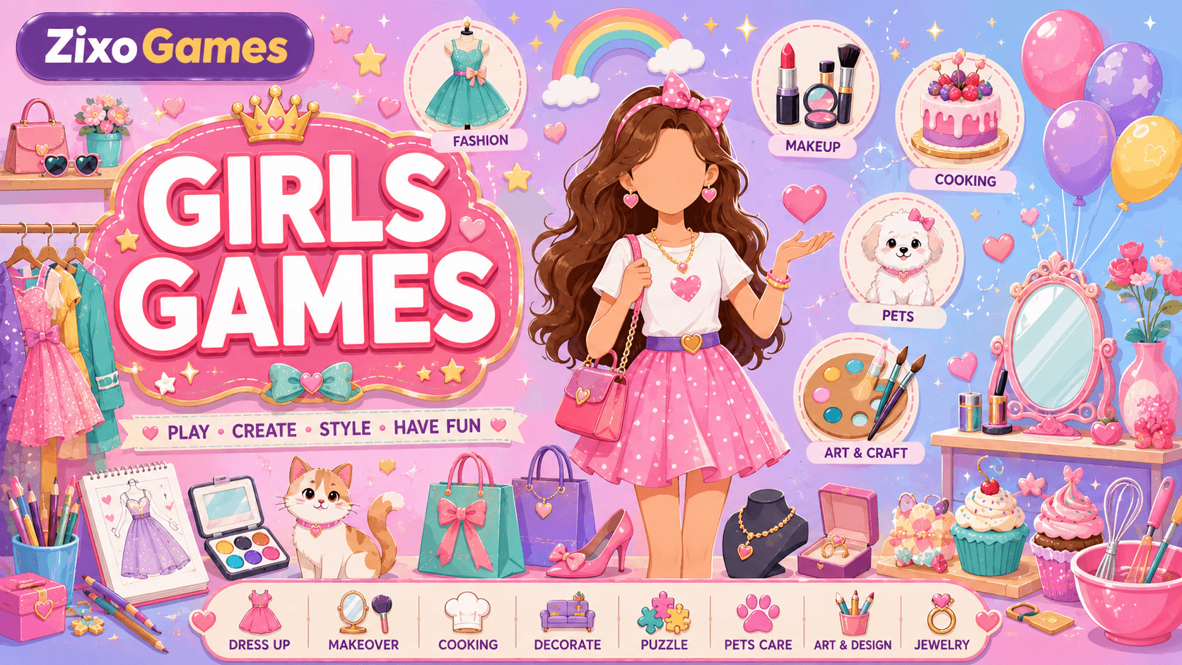 Girls Games on Zixo Games