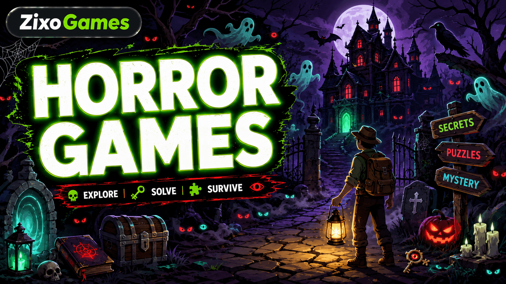 Horror Games on Zixo Games