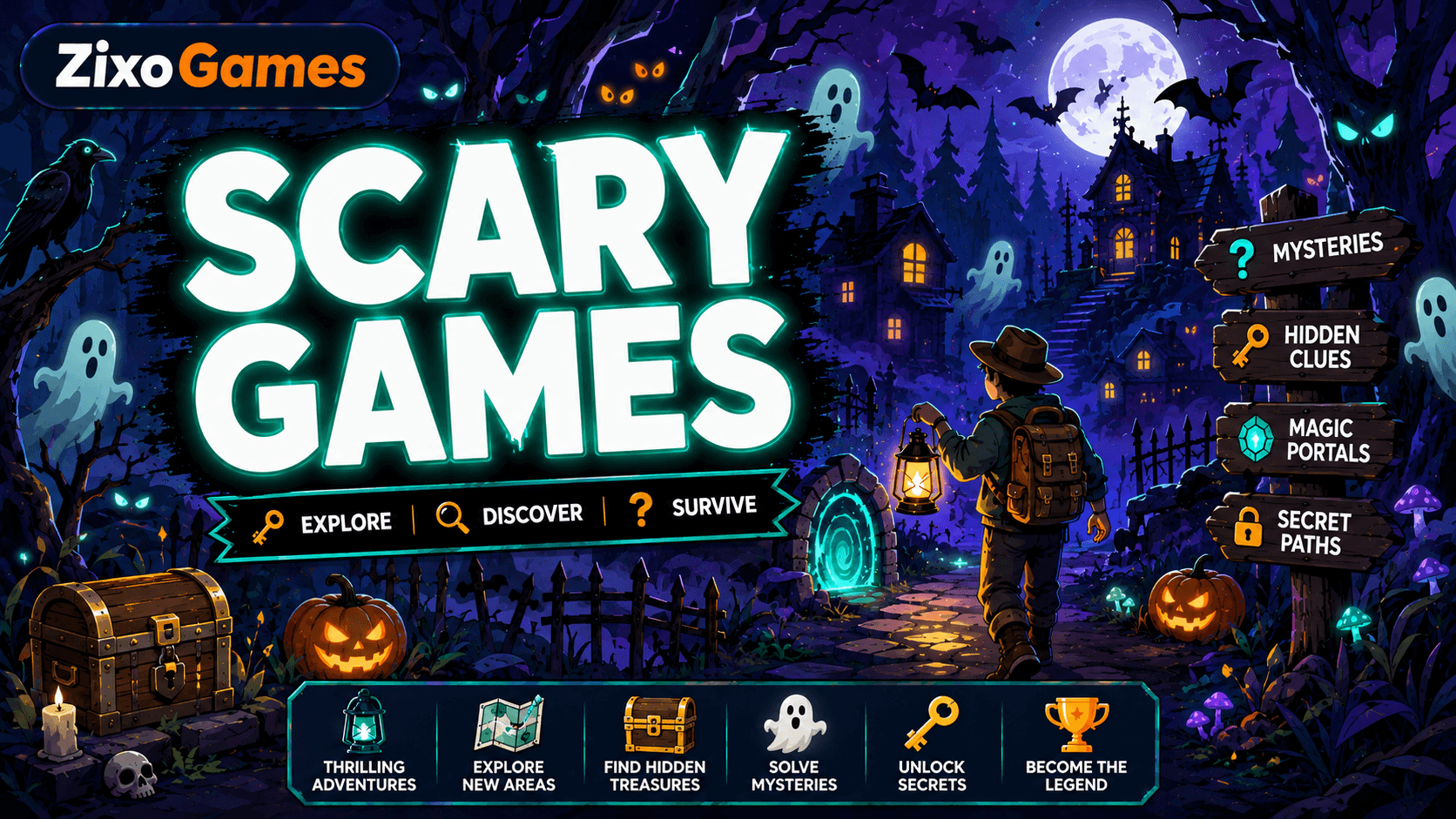 Scary Games on Zixo Games