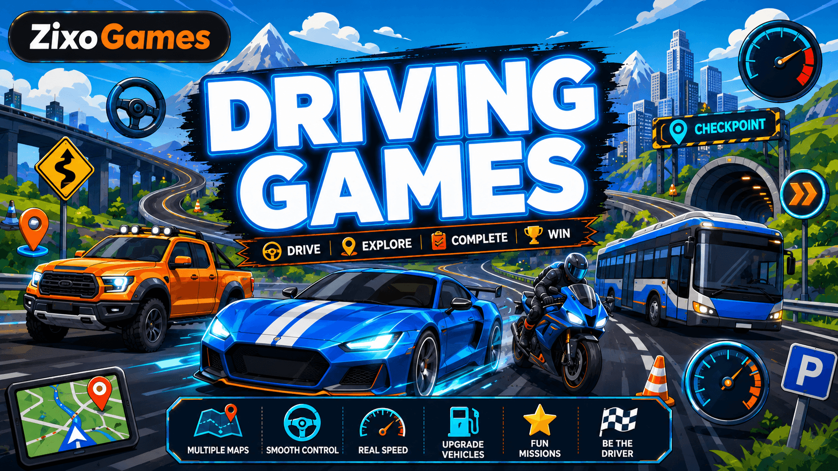 Driving Games on Zixo Games