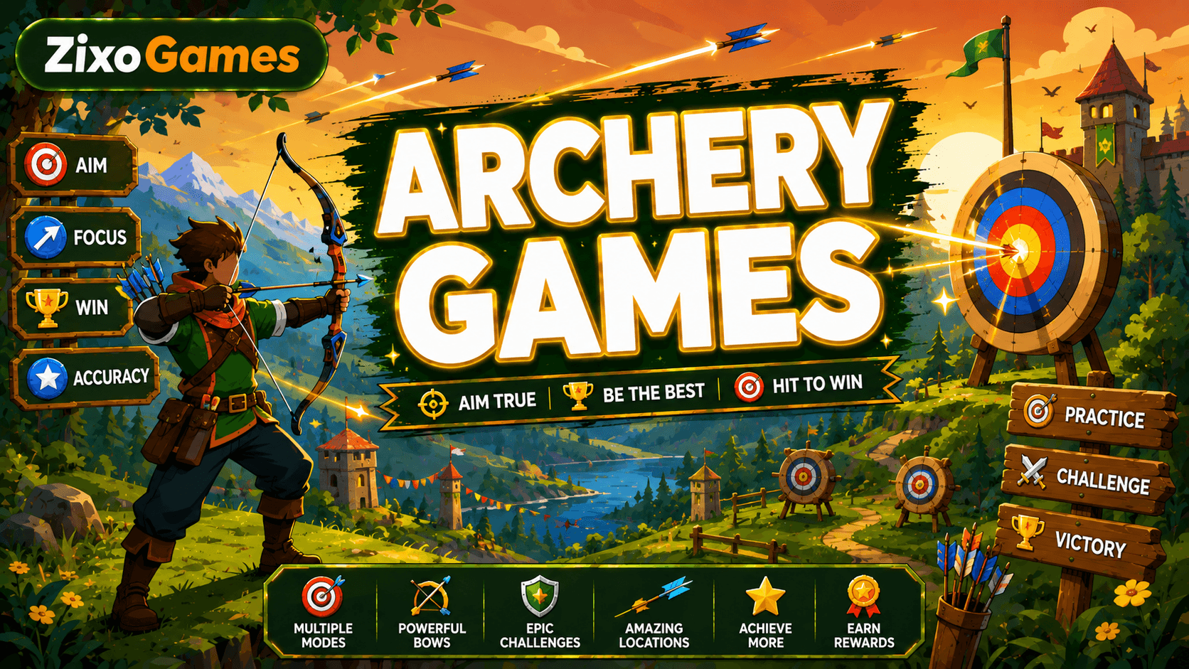 Archery Games on Zixo Games